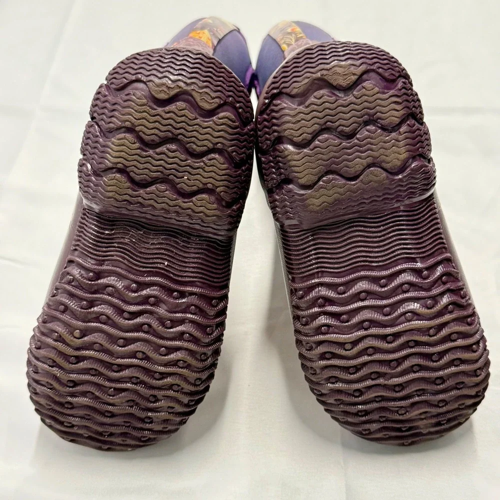 Bogs Classic Forest Purple Woodland Fox Rabbit Waterproof Boots Youth 1